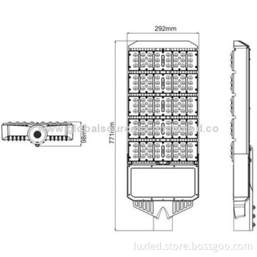 LED Street Light, Module Streetlight Cree LED Meanwell Driver, 5-year Warranty